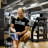 Nutrex Muscle Infusion verre-melange, mélange homogène et agréable à boire.