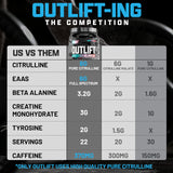 Nutrex Outlift fournit 6 g d’acides aminés essentiels pour récupération et performance.