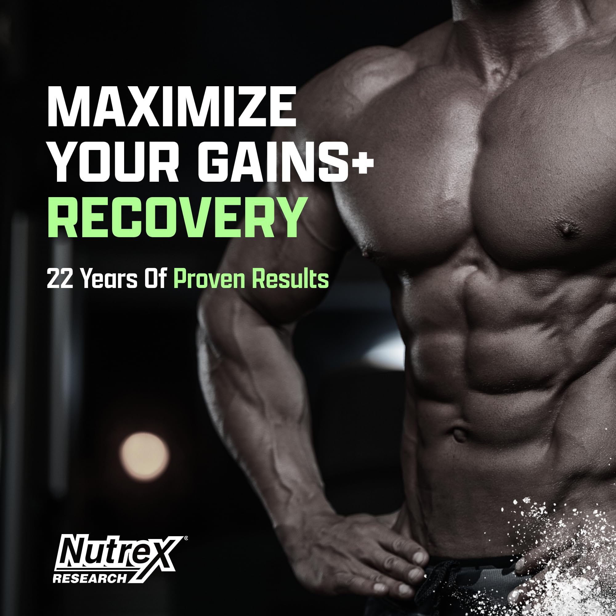 Nutrex Anabol PM comprimés utilisés après séance pour soutenir l’entraînement.