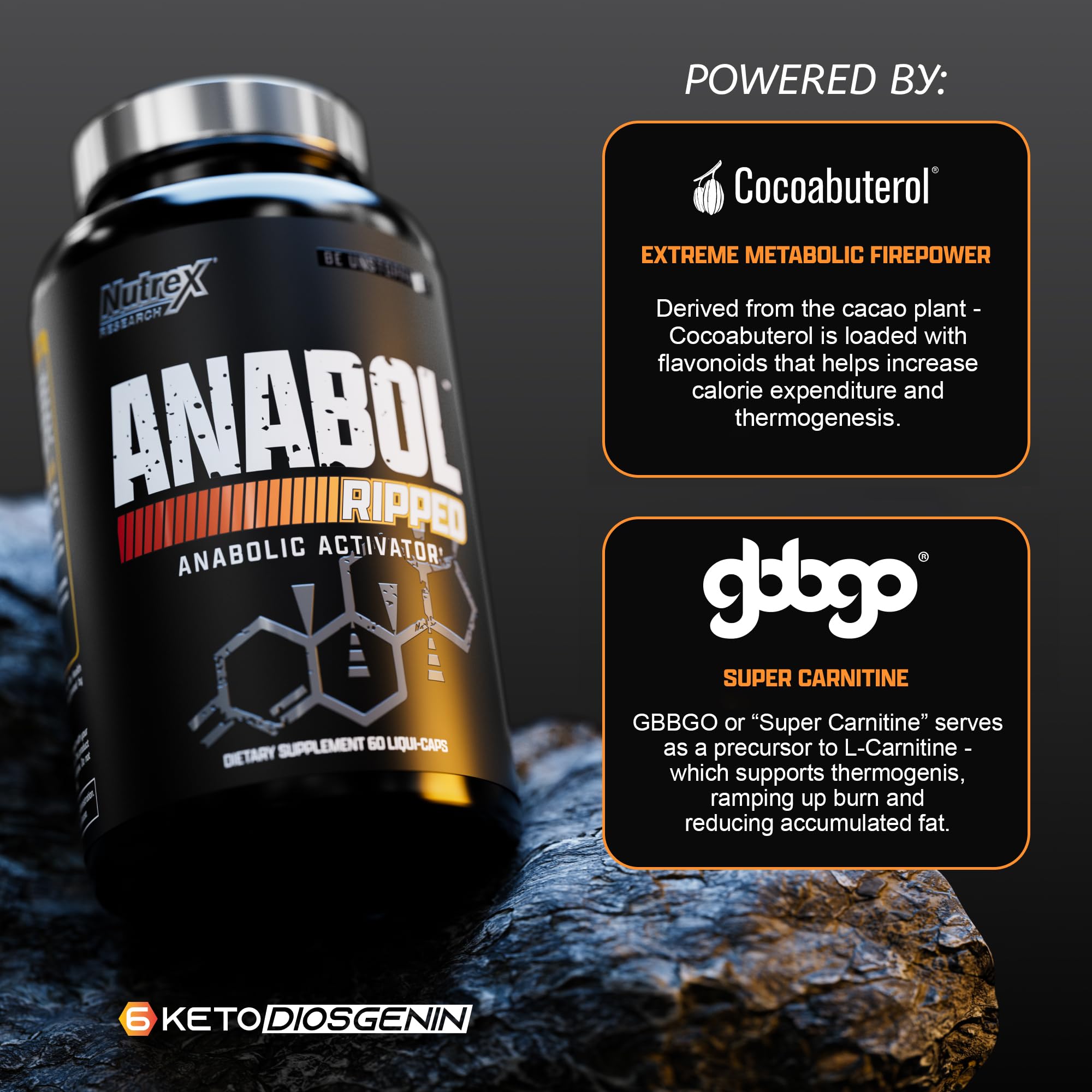 Nutrex Research Anabol Ripped : entraînement en salle et soutien à la performance