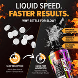 Nutrex Carniburn: étiquette indiquant saveur acidulée et InnoSlim.