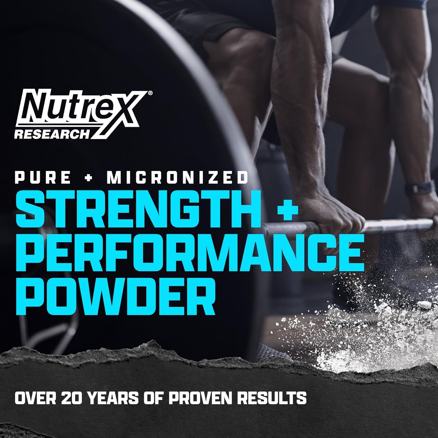 Nutrex Research Créatine Monohydrate se dissout rapidement dans l'eau ou un shake.
