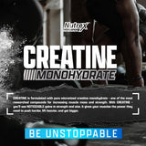 Nutrex Research Créatine Monohydrate version micronisée améliore absorption et récupération.