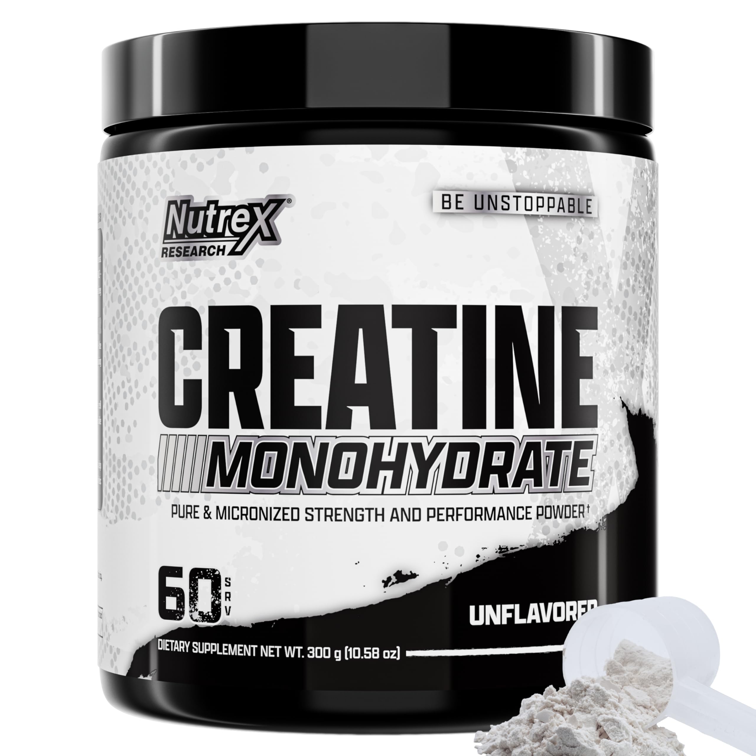 Nutrex Research Creatine Monohydrate en bouteille prête à l’emploi pour l’entraînement.