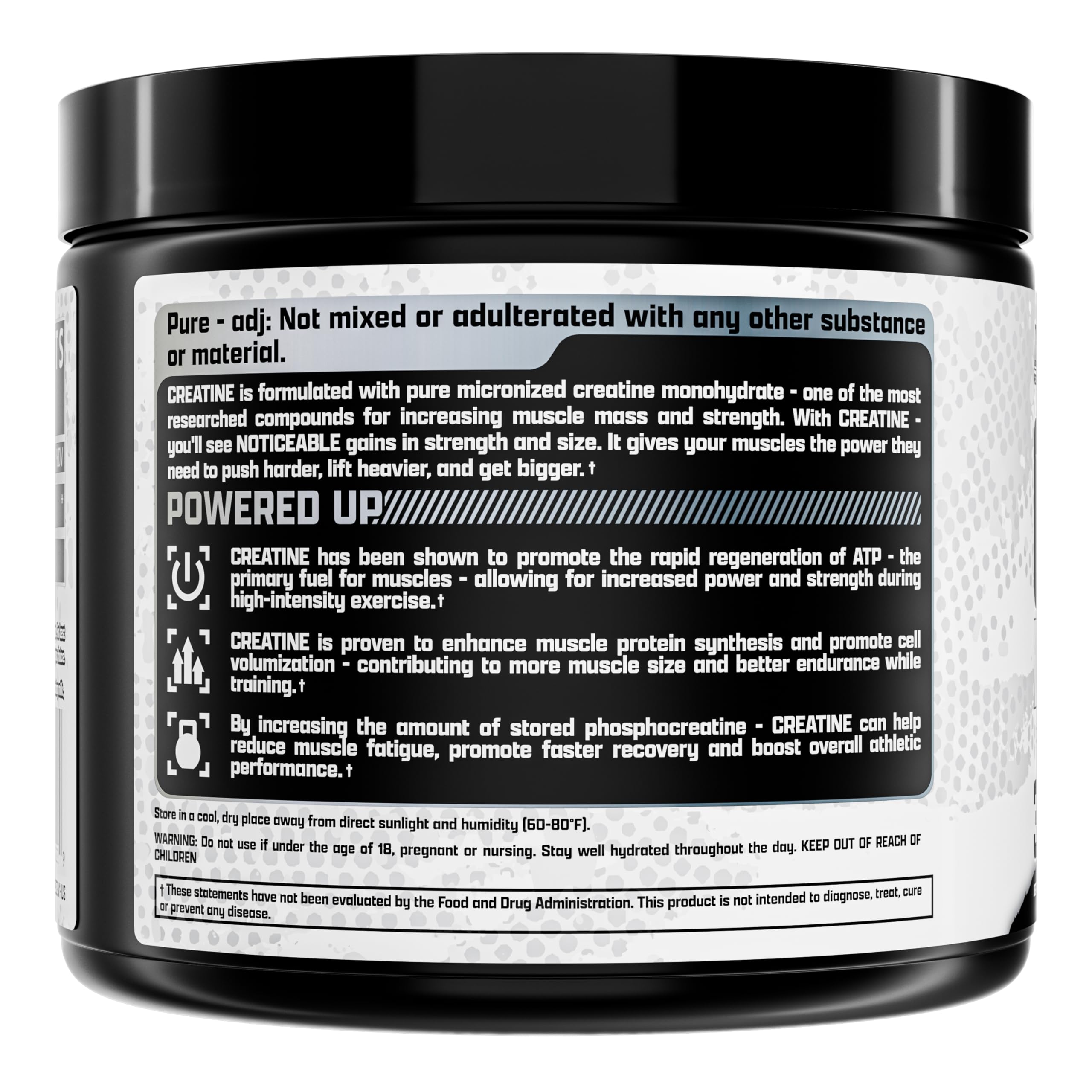Nutrex Research Créatine Monohydrate – sans gluten pour une option adaptée.