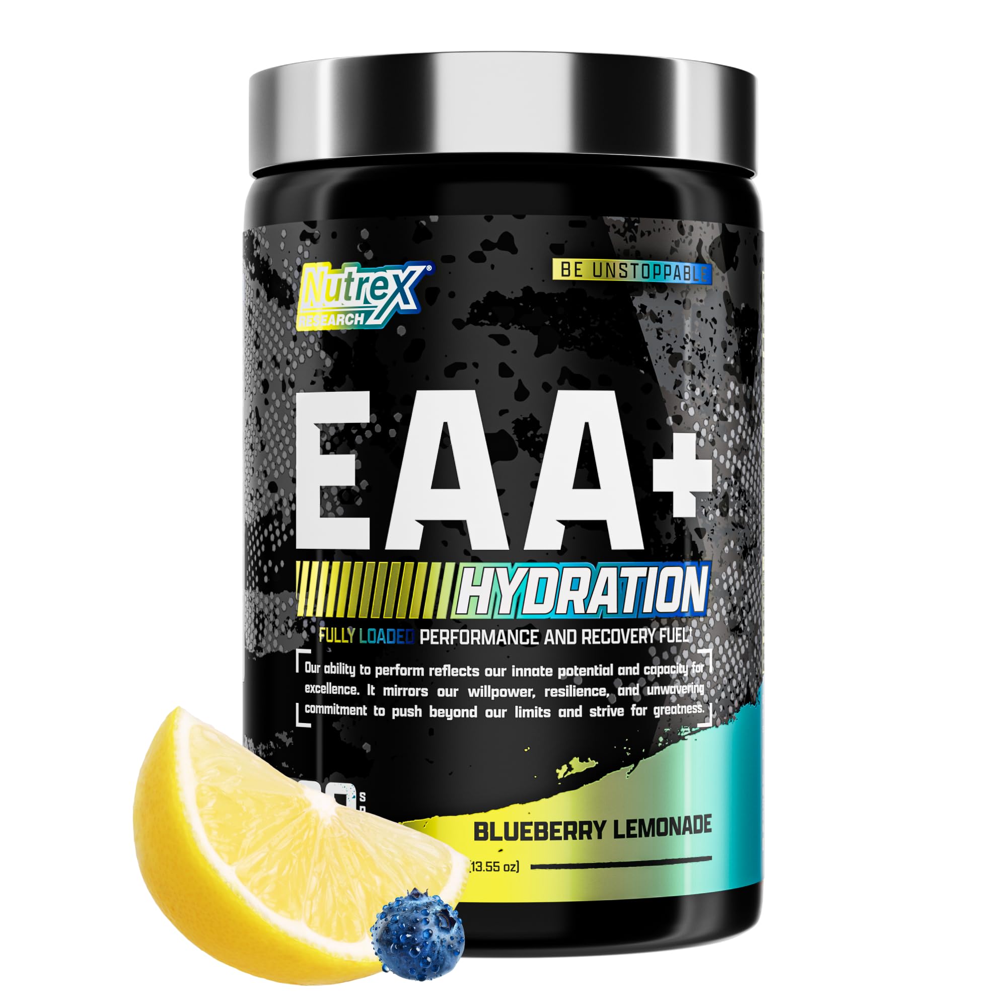 Nutrex Research EAA Hydration - Bouteille prête à l'entraînement et hydratation soutenue.