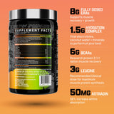Nutrex Research EAA Hydration Mango, doseur visible et mélange rapide sans résidu