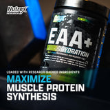 Nutrex Research EAA Hydration - Doseur inclus facilitant la préparation des acides aminés.