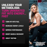 Nutrex Research L-Carnitine 3000 – étiquette framboise, informations claires et saveur framboise