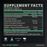 Nutrex Research LIPO SIX sans stimulants – capsule du soir, énergie stable sans pics.