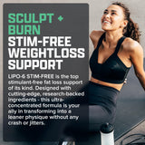 Nutrex Research LIPO SIX sans stimulants – Gynostemma et grains de paradis soutiennent le métabolisme naturel.