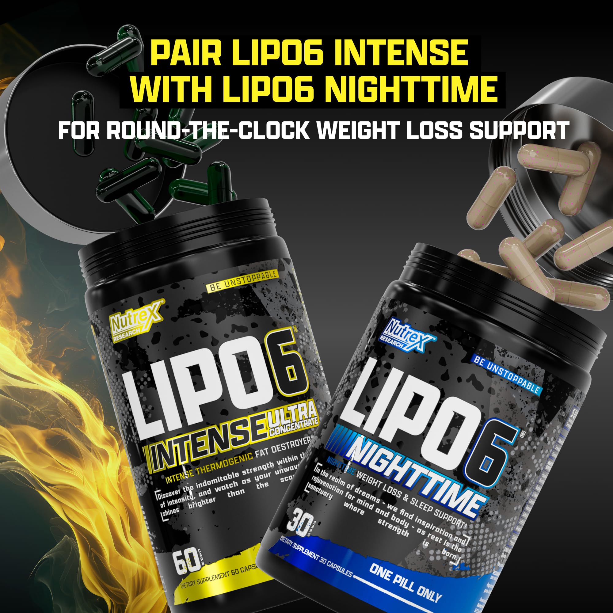 Nutrex Lipo6 Black – performance et endurance pendant l'entraînement.
