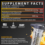 Nutrex Research Liquid Carnitine 3000 – doseur pour une mesure précise.