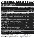 Nutrex Research T-UP, capsules blanches, usage quotidien pour énergie et vitalité.