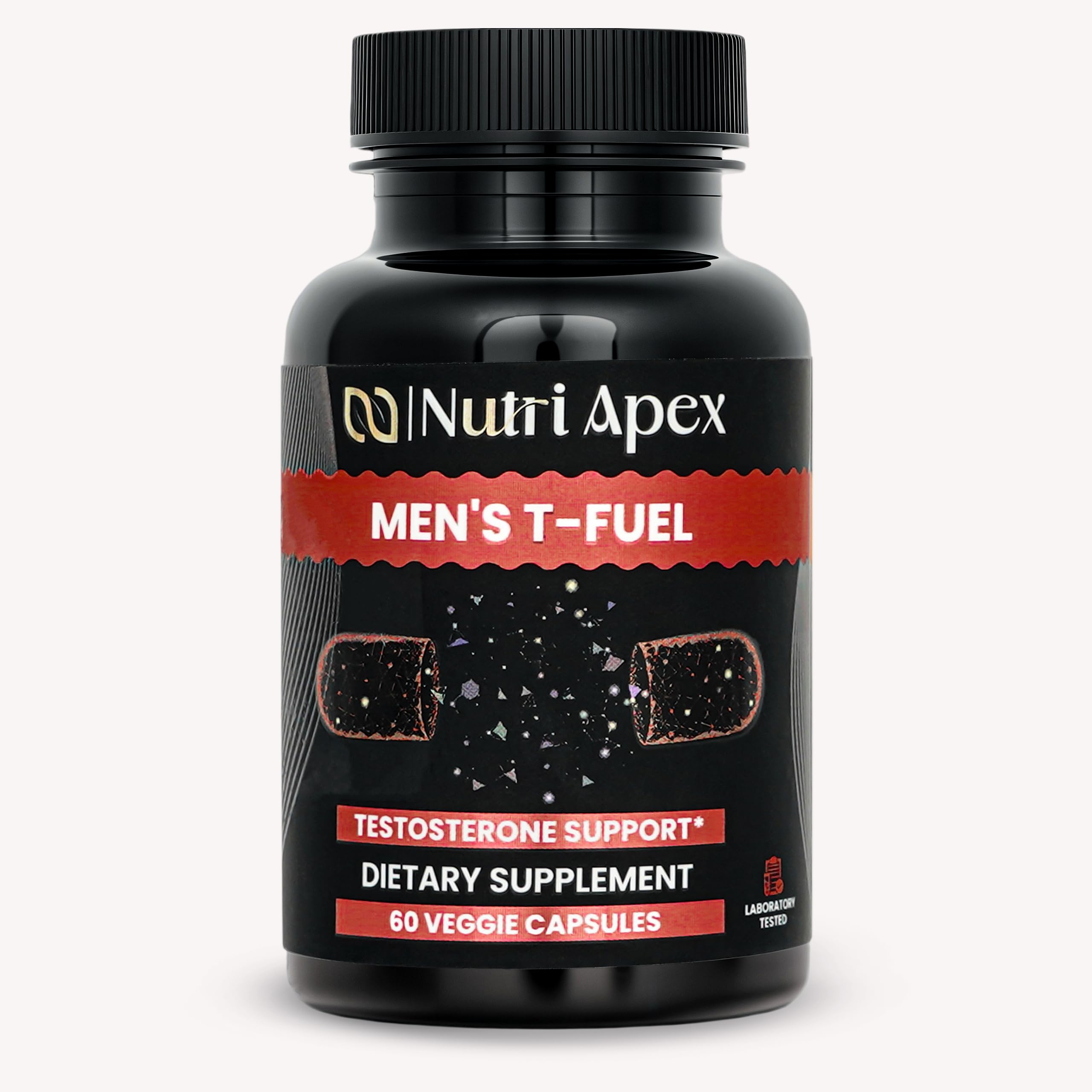 Nutri Apex bouteille de capsules végétales prête à l’emploi.