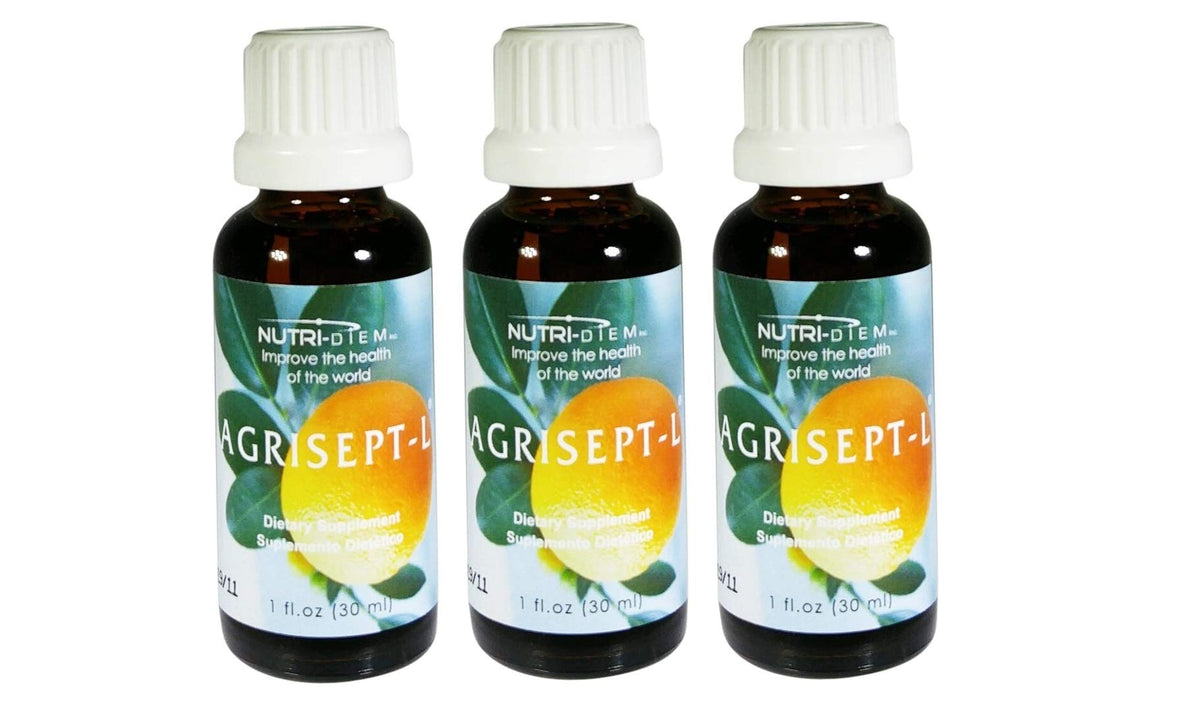 Nutri-Diem Agrisept Bouteille 30ml, format pratique pour usage quotidien.