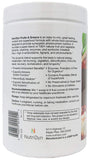 Nutri-Dyn Fruits & Greens, mélange dans un verre, plaisir sain après l'entraînement.