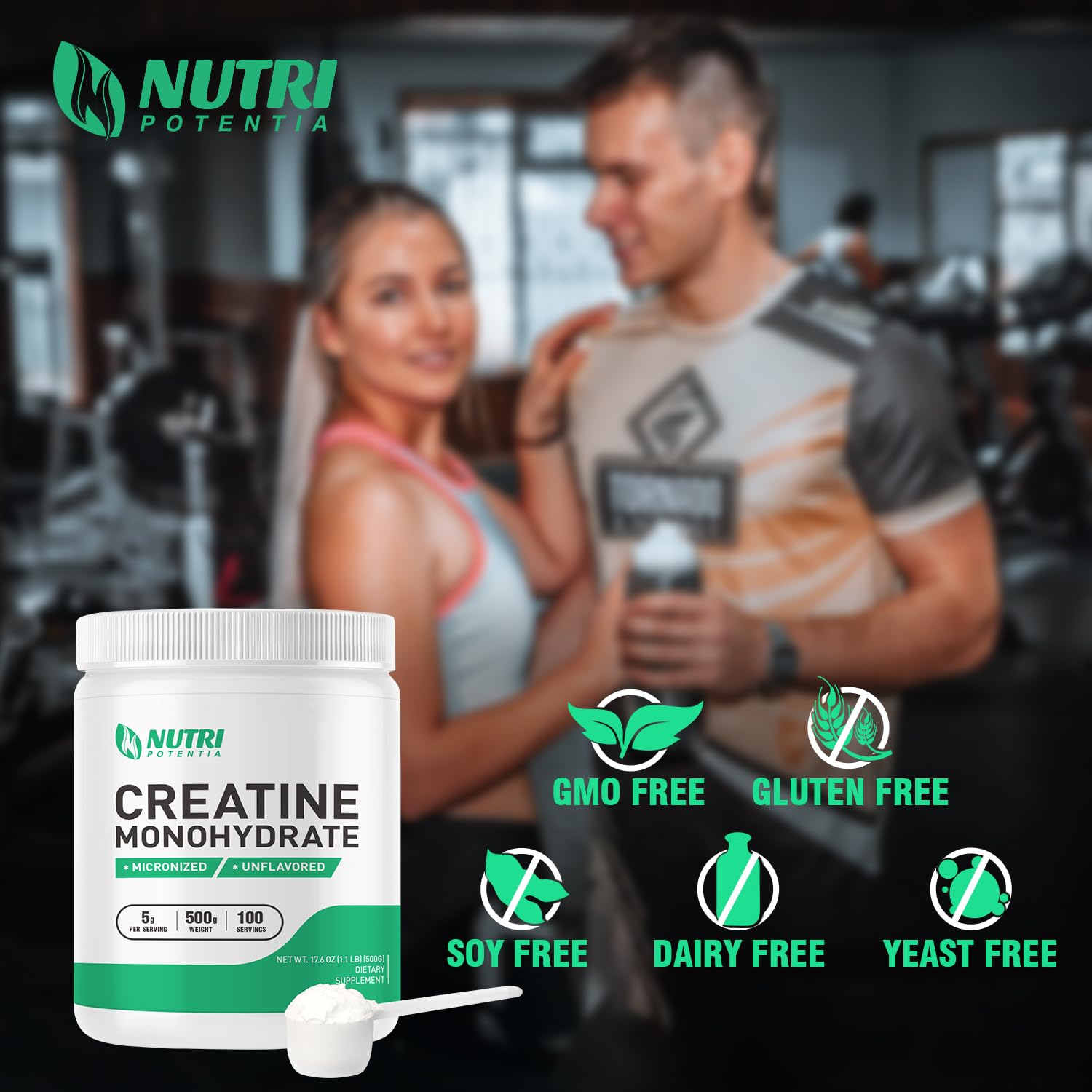 NUTRI POTENTIA bouteille 100 portions, produit durable et économique