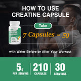 Nutri Potentia Créatine Monohydrate capsules adaptées à l’entraînement
