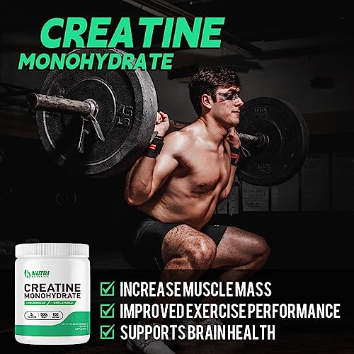 NUTRI POTENTIA créatine monohydrate micronisee, dissolution rapide dans les boissons