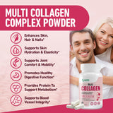 NUTRI POTENTIA Multi Collagen Capsules — étiquette du produit, promesse de beauté et hydratation.