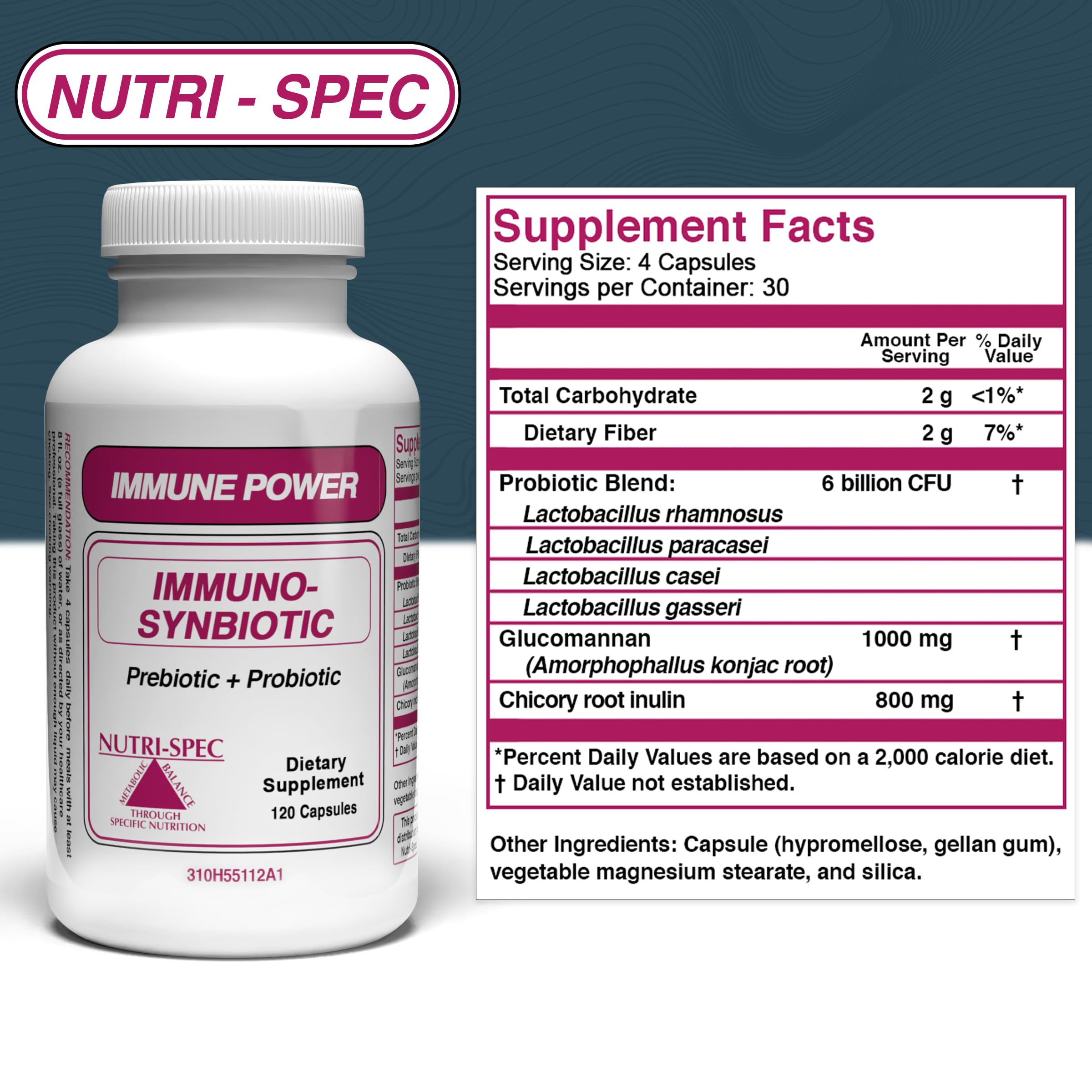 Nutri-Spec Immun Power; produit présenté sur étagère, prêt à l'achat.