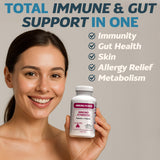 Nutri-Spec Immun Power; personne prenant une capsule dans sa routine.