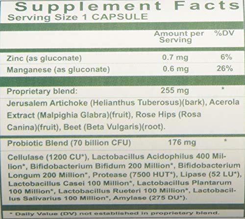 Nutri-West Total Probiotics 120 - gélules: probiotiques faciles à consommer.