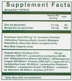 Emballage Nutri-West Total Probiotics clairement identifiable et prêt à être acheté.