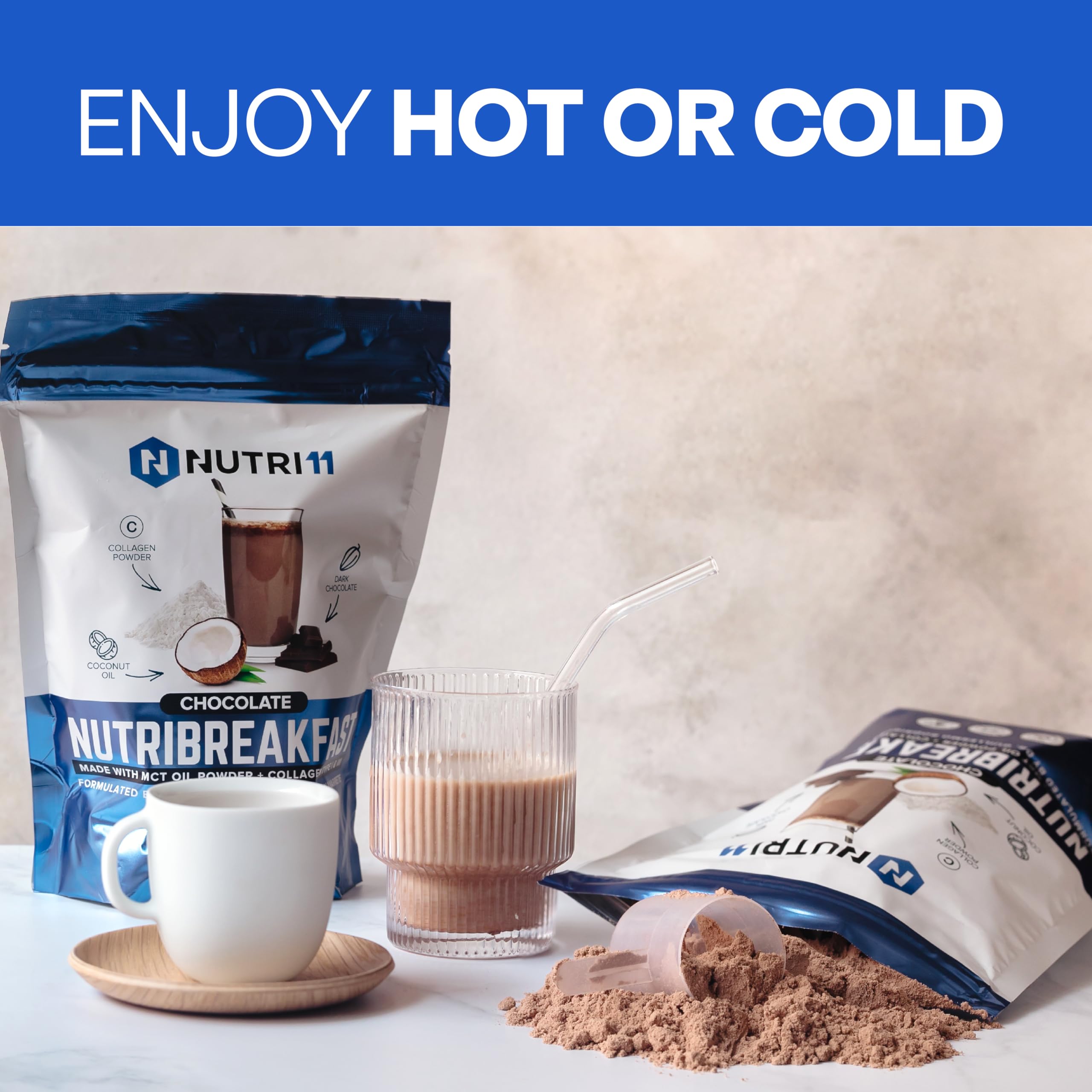 NutriBreakfast texture creme chocolat, saveur gourmande