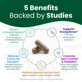 Capsules vegan Nutriana Beta Glucane, prise pratique pour le bien-être.