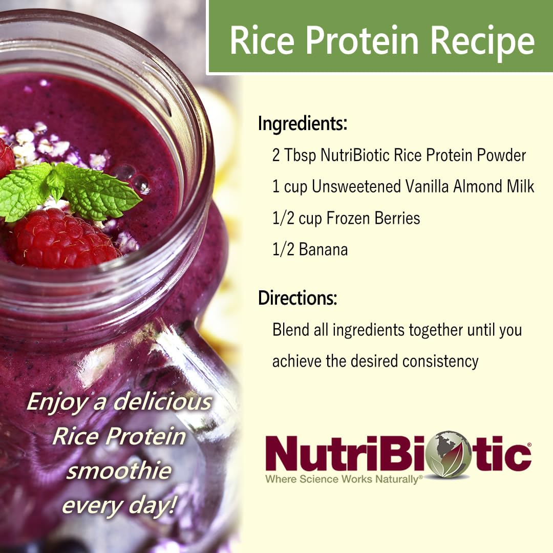 NutriBiotic protéine riz bio etiquette nutrition, etiquette claire et informations utiles.