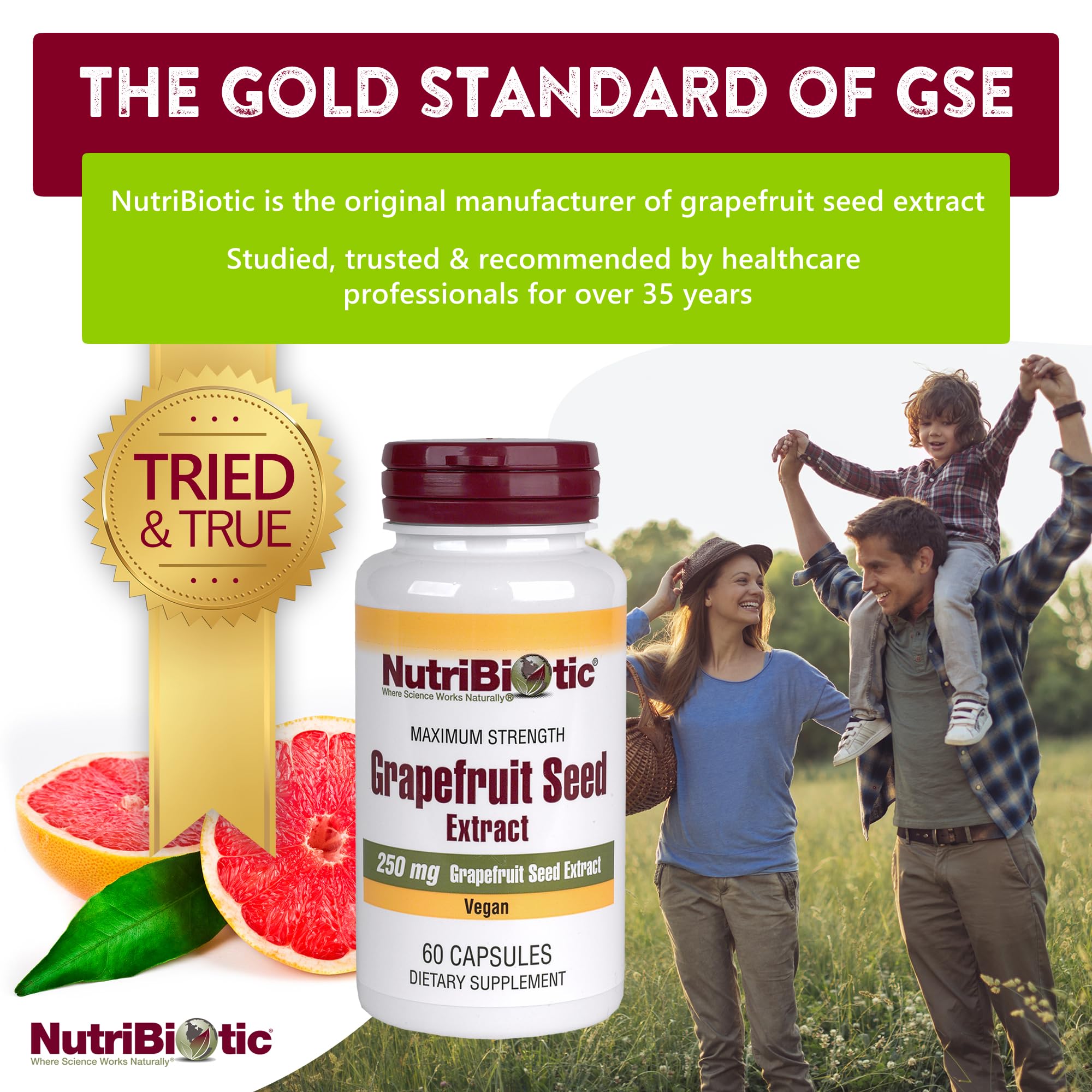 Capsules NutriBiotic 250 mg – format simple pour votre routine saine.
