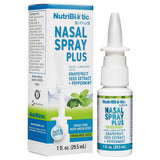 NutriBiotic Nasal Spray Plus, bouteille-doseur pratique pour hydrater les narines