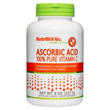 NutriBiotic poudre acide ascorbique 226 g emballage clair soutient l’énergie potentielle