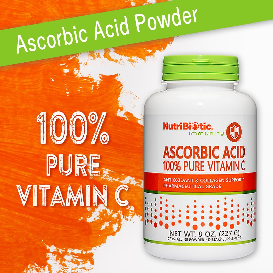 NutriBiotic poudre ascróbique utilisation quotidienne simple et adaptée à votre routine