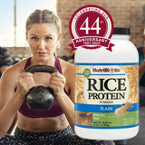 NutriBiotic protéine riz préparation-boisson: facile à intégrer dans une boisson protéinée.