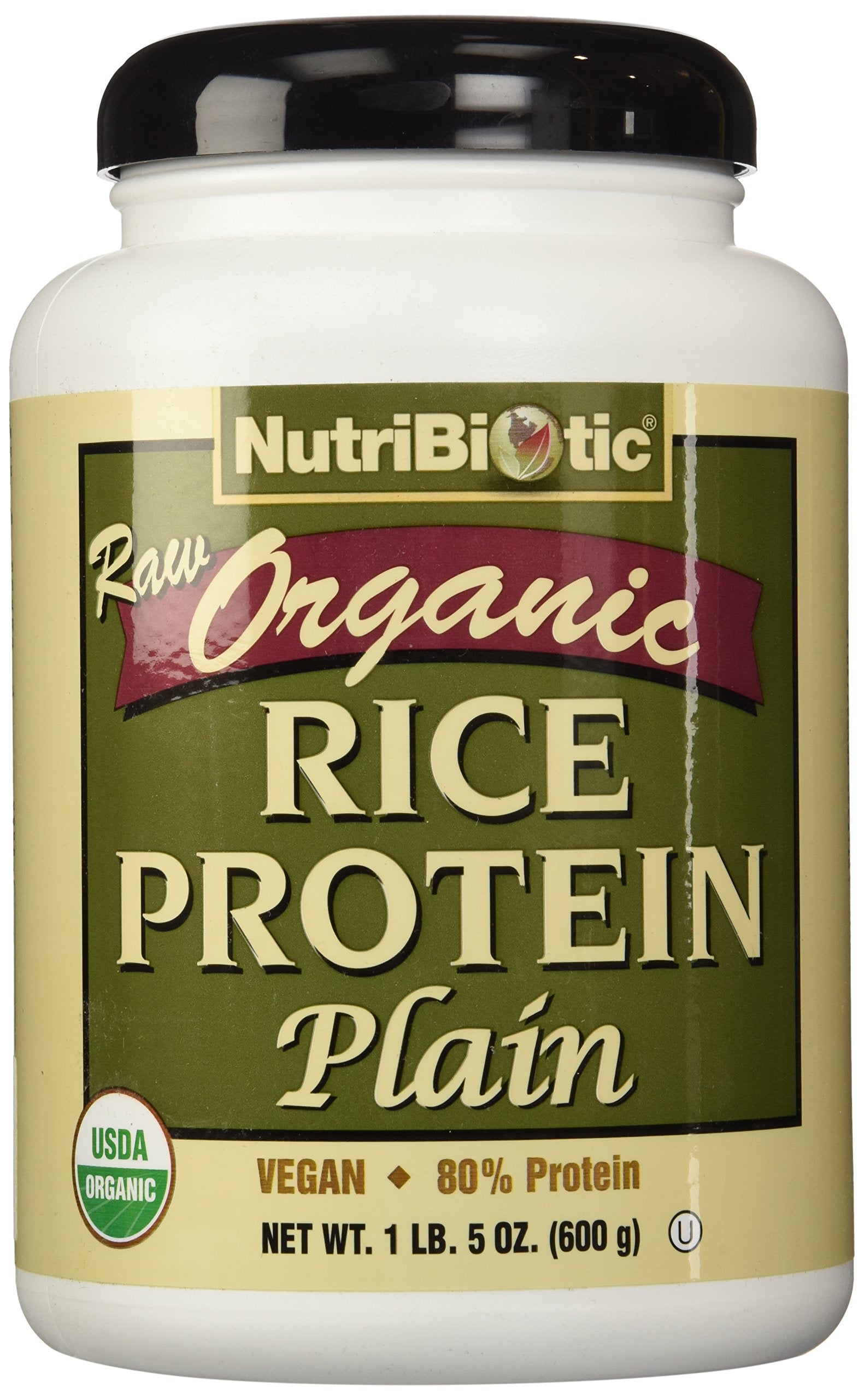 NutriBiotic protéine riz sans chimie, sans pesticides ni OGM.