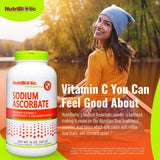 Dégustation de poudre NutriBiotic — confort digestif amélioré.
