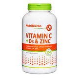 NutriBiotic Vitamine C D3 Zinc – Bouteille prête pour soutenir l'immunité
