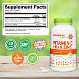 NutriBiotic Vitamine C D3 Zinc – Capsule à dissolution rapide