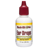 NutriBiotic gouttes oreille – flacon pratique pour soins quotidiens des oreilles sensibles.