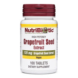 NutriBiotic GSE tablettes — emballage pratique et facile à emporter.