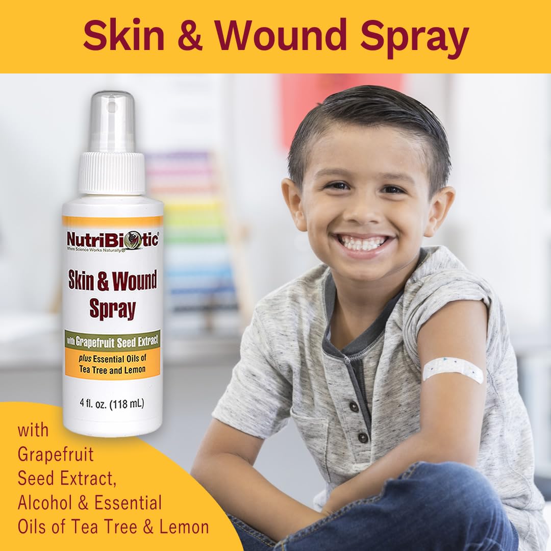 NutriBiotic Spray, ingrédients Citricidal et huiles essentielles.