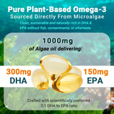 Nutribota Omega 3 végan – dosage quotidien facile et adaptée aux végétariens.