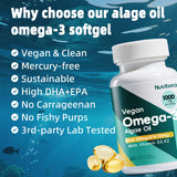 Nutribota Omega 3 végan – sans allergènes et sans carraghénane.