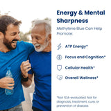 Capsules Nutricel bleu méthylène, sans additifs: sans agents de remplissage OGM.