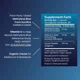 Nutricel Methylene Blue: 12 mg de Methylene Blue USP Grade.