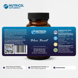 Nutricel Methylene Blue: boîte de 60 gélules pour 60 jours d usage.