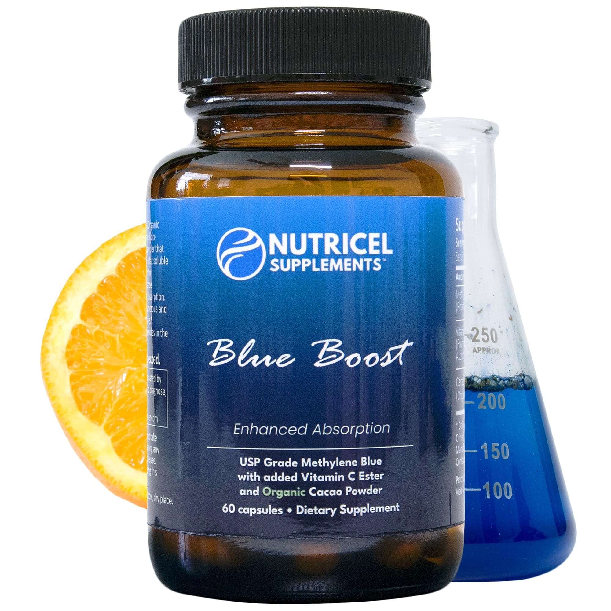 Nutricel Methylene Blue: absorption optimisée grâce à l esters de vitamine C.